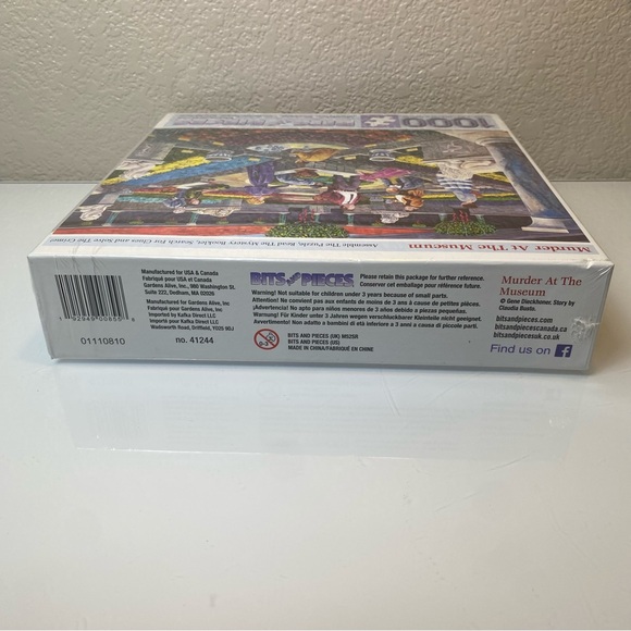 Mystery Story Jigsaw Puzzle Murder at the Museum 1000 Piece New Sealed - Picture 5 of 5